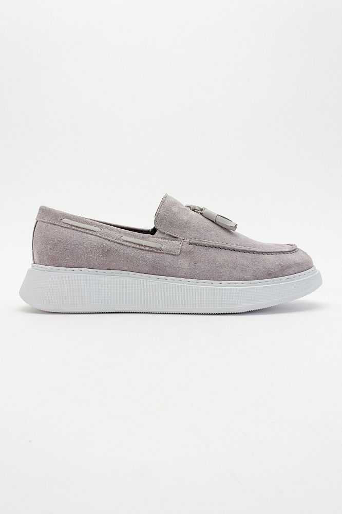 erkek-deri-loafer-ayakkabi-GRI SUET-GLR2329109-0059533_0